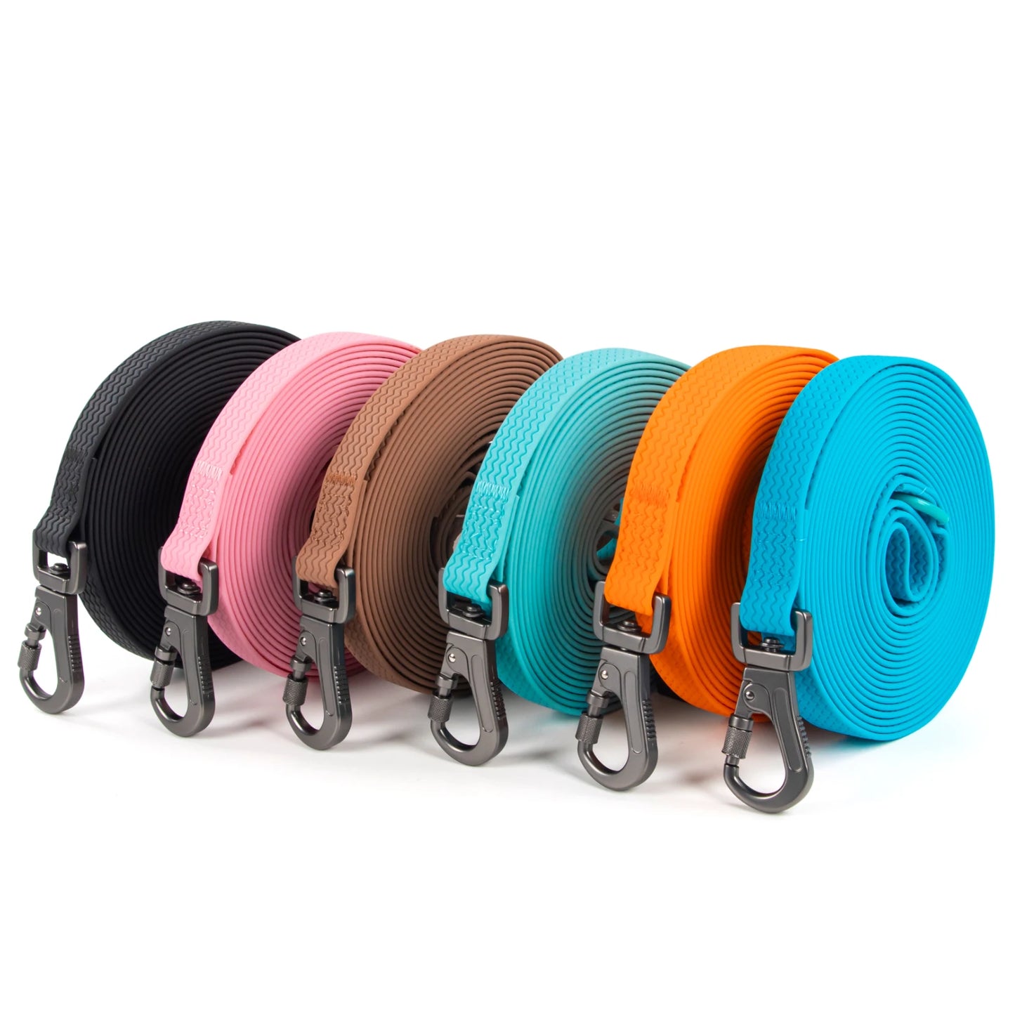 1.8M 3M 5M 10M PVC Heavy Duty Long Dog Leash for Large Medium Dogs Waterproof Easy Clean Strong Durable Running Training Leash