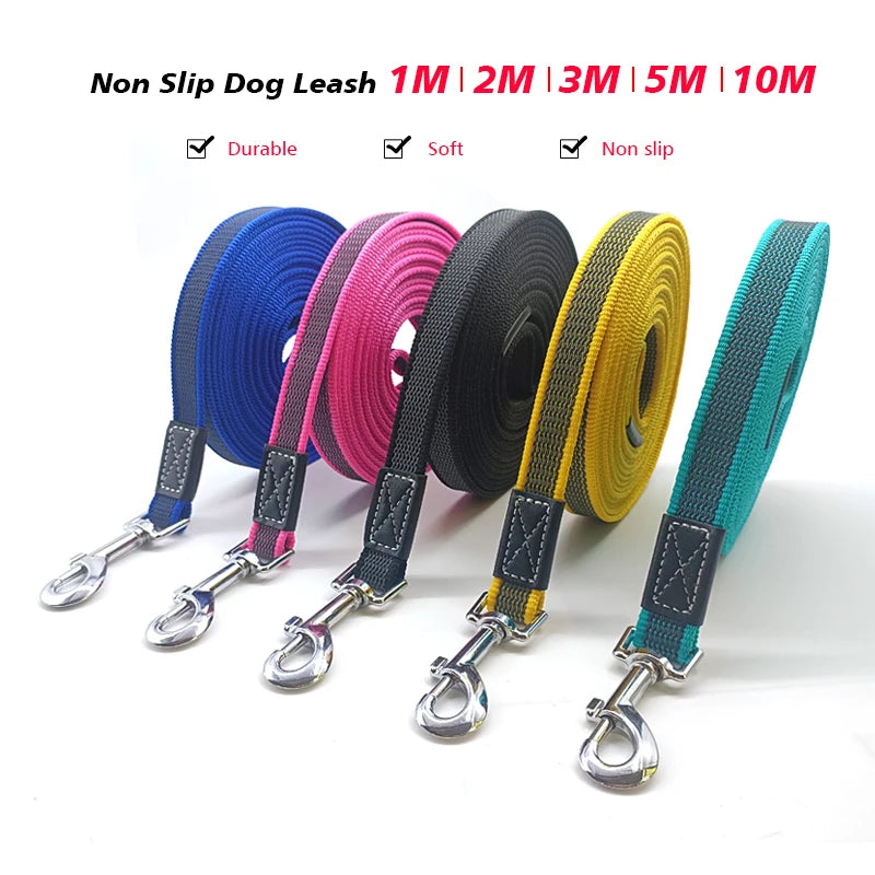 Small Big Dog Leash 1M 2M 3M 5M Non Silp Pet Rope 5 Meters Rubber Long Leashes 7M 10M  Durable Straps Outdoor Training  Supply