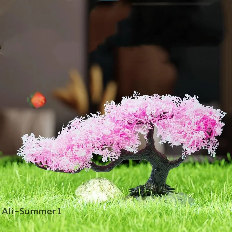 New Simulated Tree Aquarium Decoration Fish Tank Aquarium Plastic Plant Artificial Simulation Water Plants Fish Tank Decoration