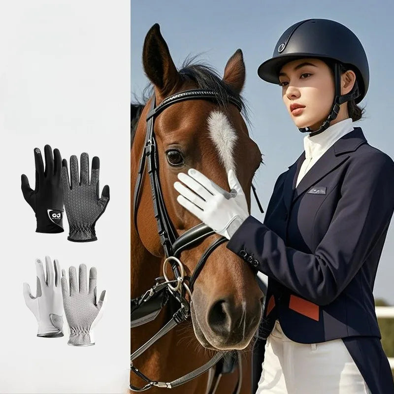 Title (SEO, ≤40 chars): Equestrian Gloves Sun Protection
