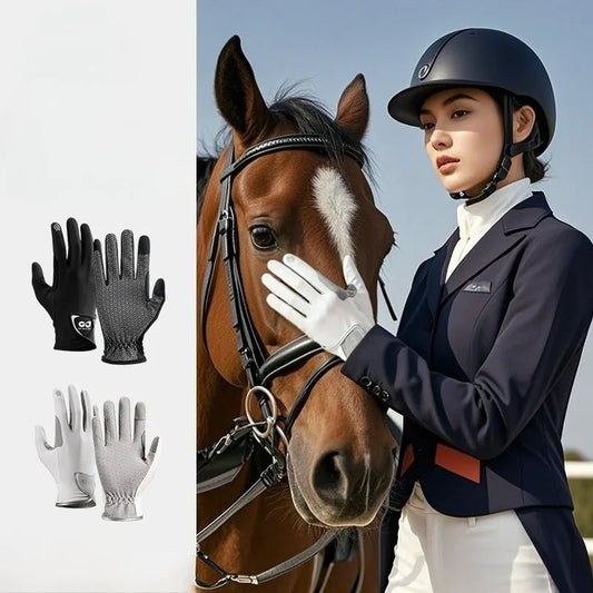Title (SEO, ≤40 chars): Equestrian Gloves Sun Protection