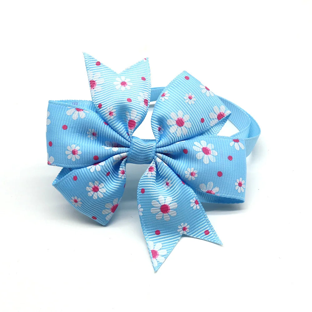 50/100pcs Spring Pet Supplies Cat Pet Dog Bow Tie Small Dog Bowties Nekties Dog Grooming Accessories Samll-Middle Dog Products