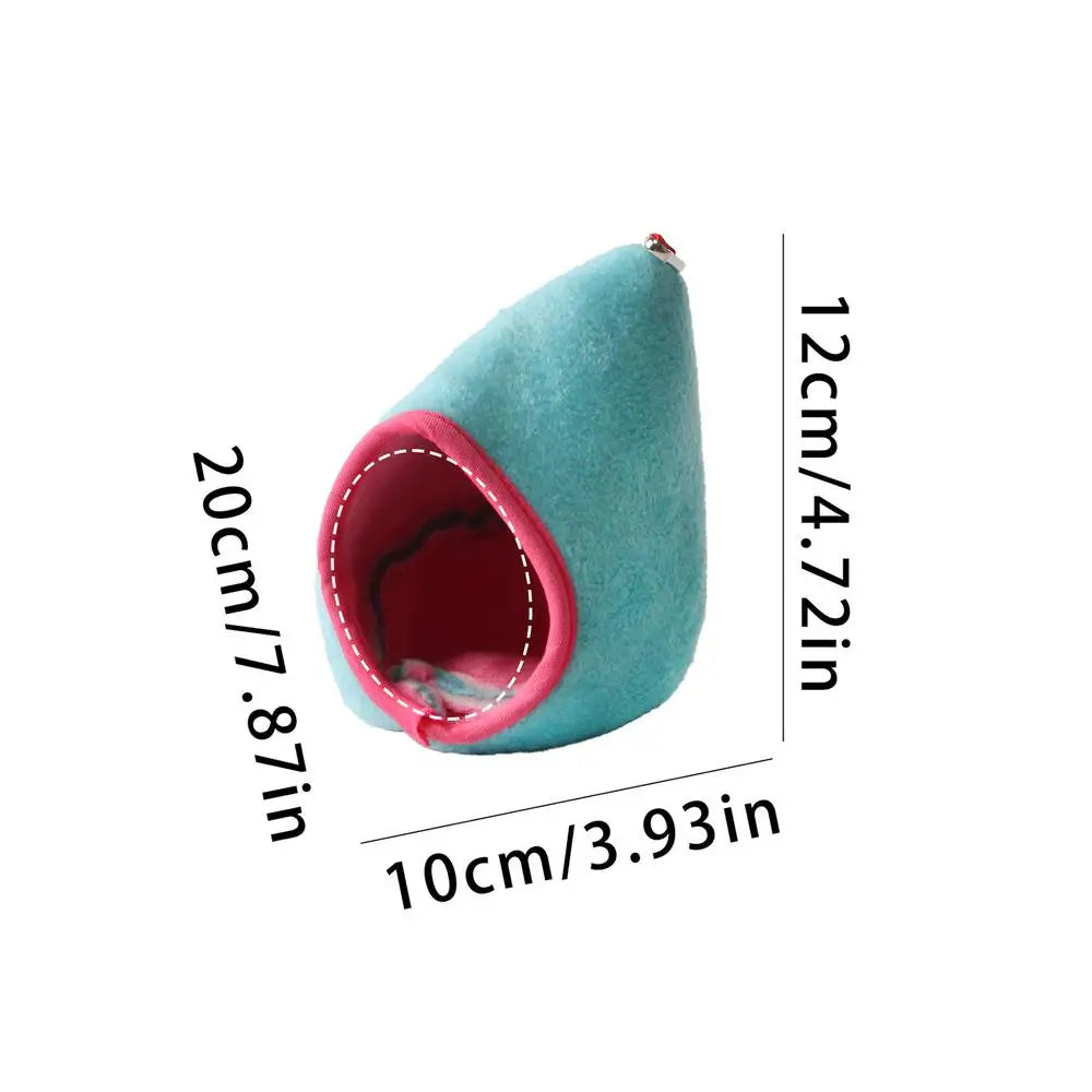 Hamster suspension nest for Cage Hangable Hedgehog Shelter Small Pet Hammock for Enrichment Relaxing Sleeping