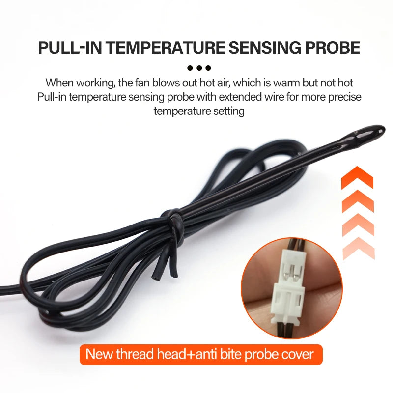 220V 150W Poultry Small Intelligent Heating Lamp Farm Animal Brooding Warming Equipment Pet Warm Light Temperature Control