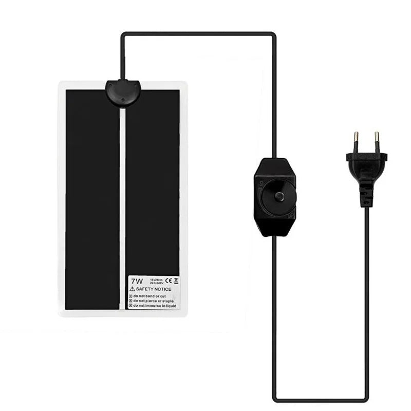 5-45W Terrarium Reptiles Heat Mat Climbing Pet Heating Warm Pads Adjustable Temperature Controller Mats Reptiles Supplies