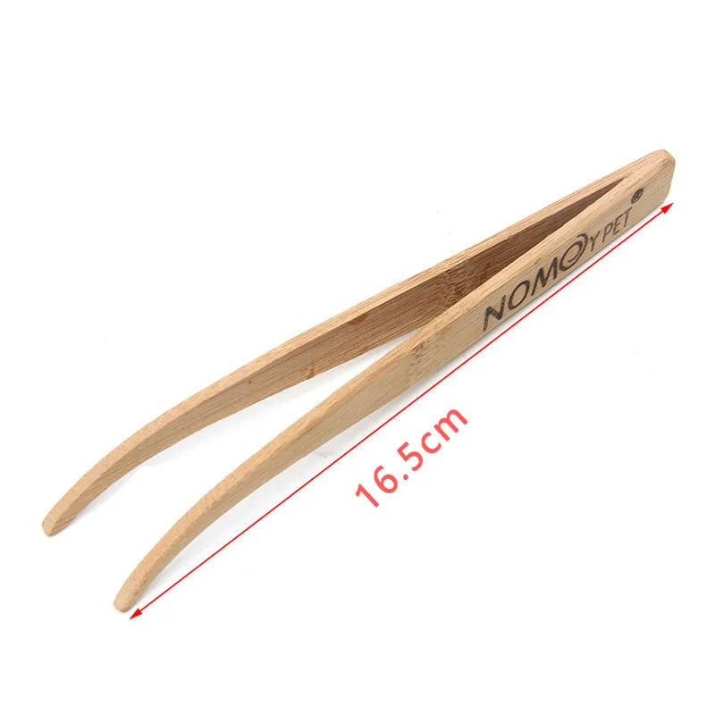 Reptile Feeding Tools 16.5/28cm Bamboo Tweezers Reptile Insects Lizard Gecko Turtle Snake Spider Bird Feeding Cleaning Tool