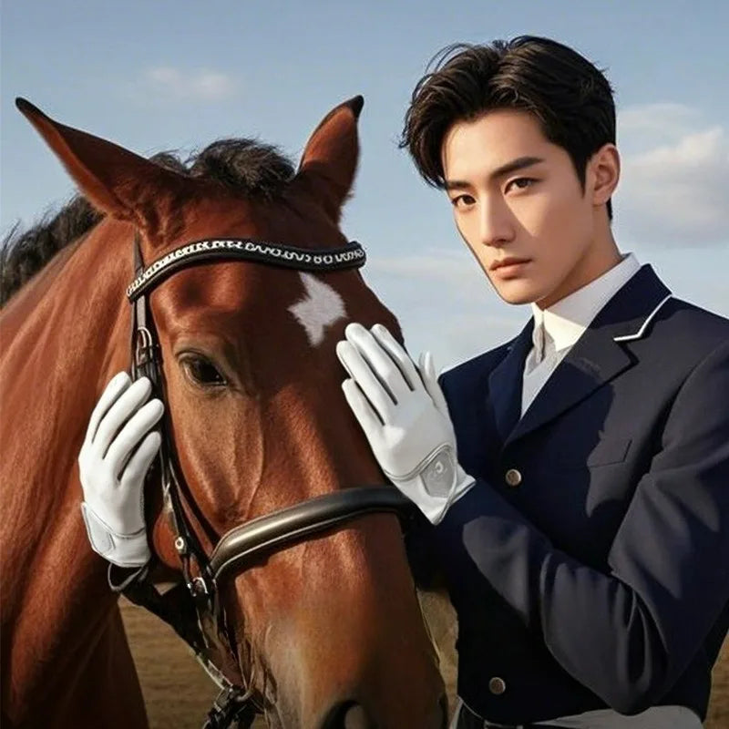 Title (SEO, ≤40 chars): Equestrian Gloves Sun Protection