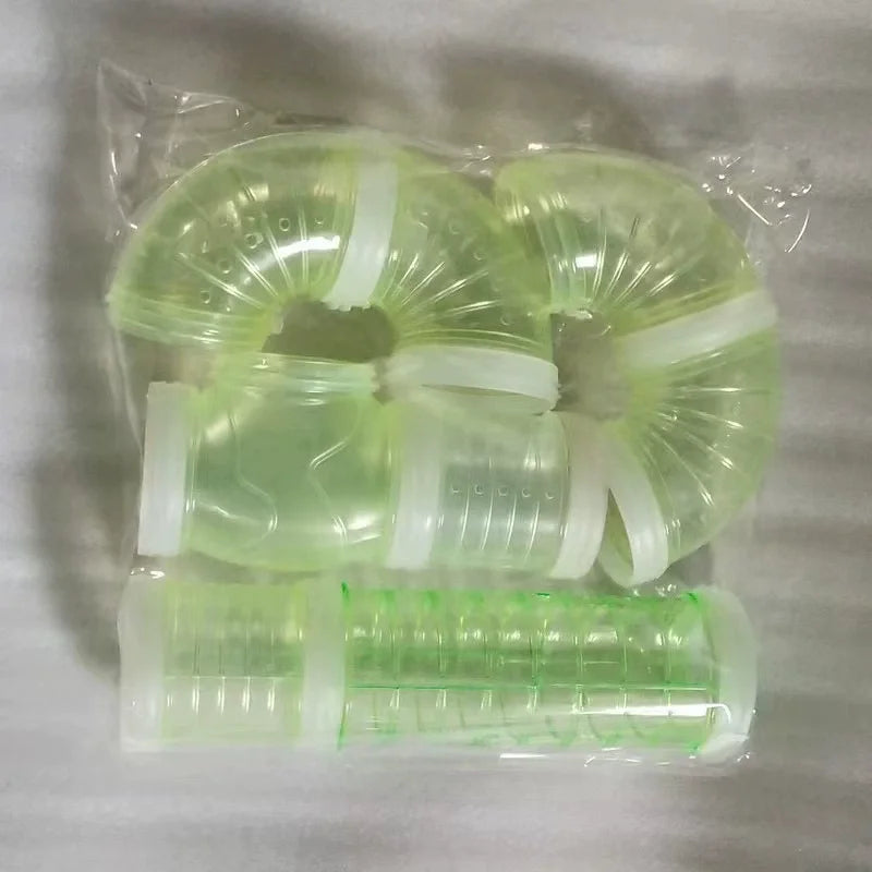 Hamster Plastic Tube DIY External Bathroom Maze Tunnel Small Pet Toy 5.5CM For Golden Hamsters Suitable Household Pet Supplies