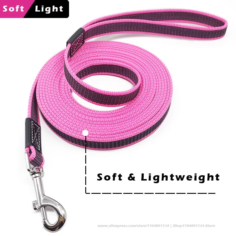 Small Big Dog Leash 1M 2M 3M 5M Non Silp Pet Rope 5 Meters Rubber Long Leashes 7M 10M  Durable Straps Outdoor Training  Supply