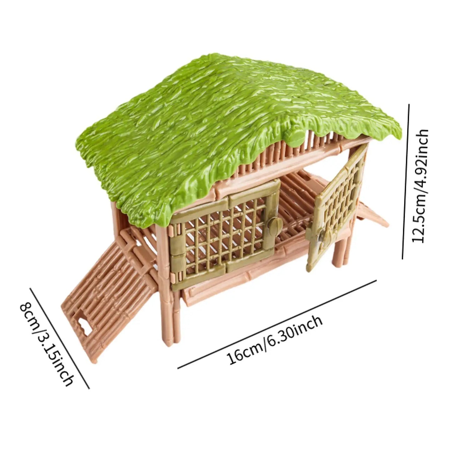 Chicken Cage Toy,Farm Landscape Model Ornaments,Micro Landscape Farmhouse Toy,Miniatures Chicken House for Kids