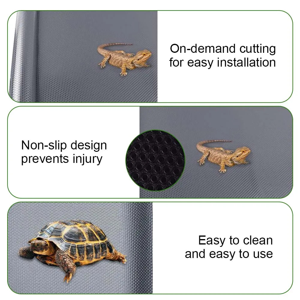 Reptile Carpet Reptile Tank Accessories Habitat Soft Aquascape Pad Reptile Mat for Snake Tortoise Chameleon Bearded Dragon
