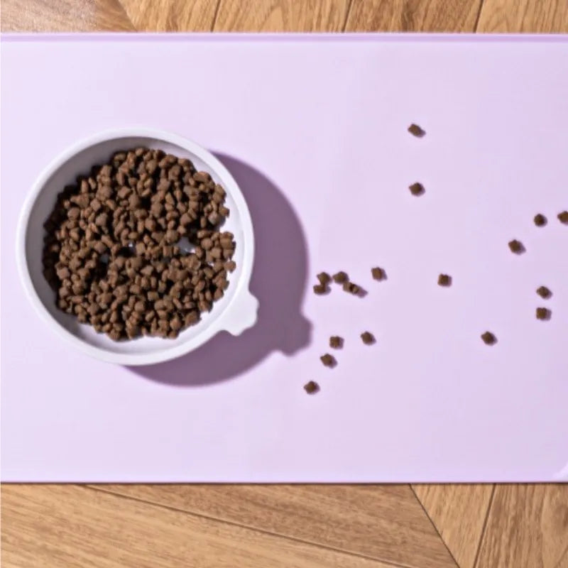 PawGuard Silicone Pet Feeding Mat Waterproof Non Slip Mess Free For Dogs And Cats Durable Easy Clean