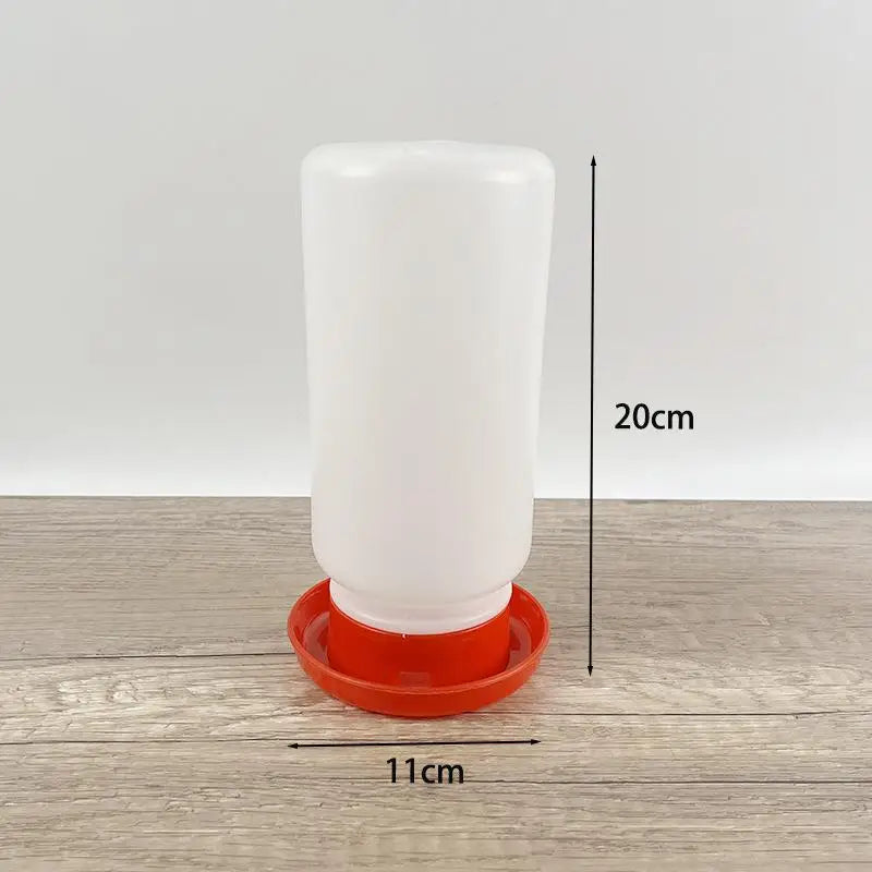 Poultry Thickened Feeder And Drinker Water Food Dispenser Automatic Chicken Birds Chick Waterer Feeding Rutin Chicken Trough