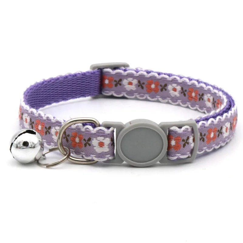 Title (SEO, ≤40 chars): Cat Collar Quick Release Adjustable Bell