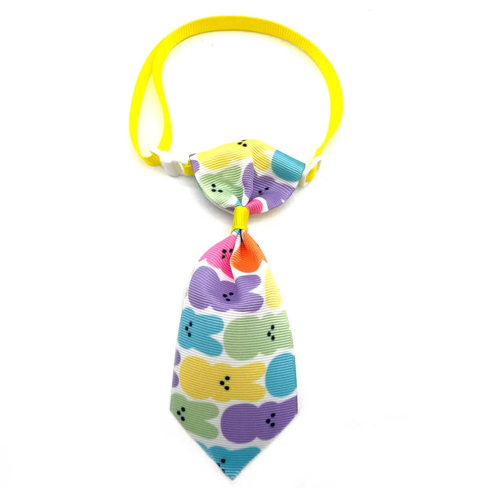 30/50pcs Pet Puppy Dog Bow Ties Easter Rabbit Style Small Dog Bow Tie Accessories Puppy Collars Adjustable Necktie Pet Supplies