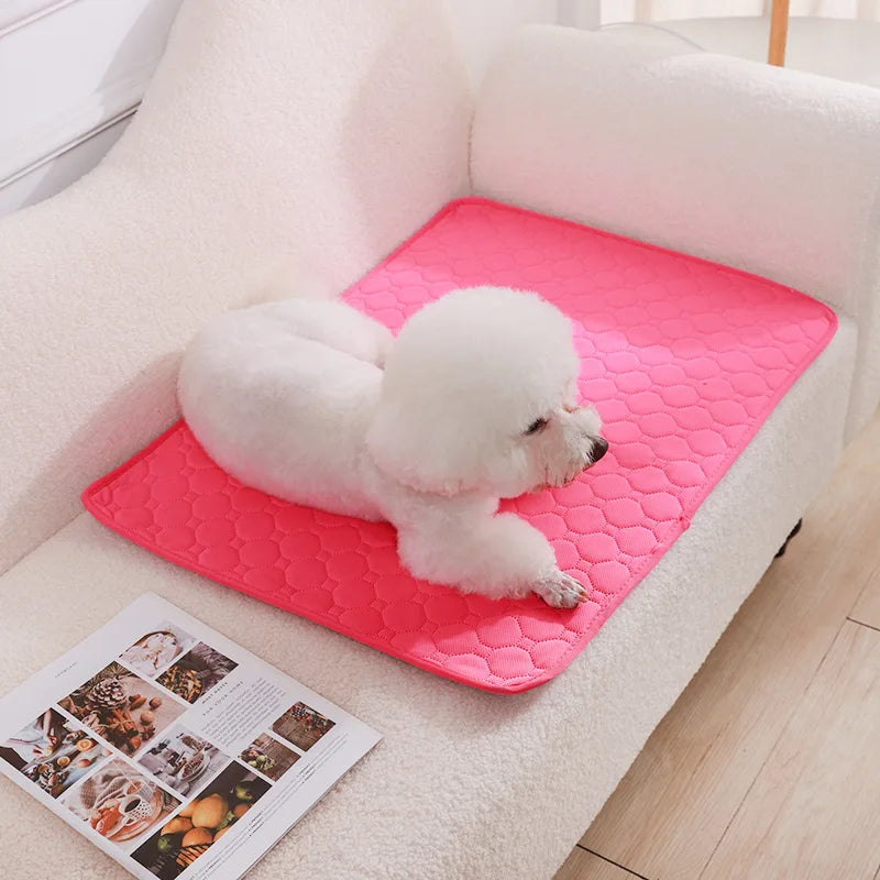 Reusable Pet Diaper Mat Dog Mat Washable Dog Pee Pad Waterproof Training Pad Urine Absorbent Mat for Car Seat Floor Sofa