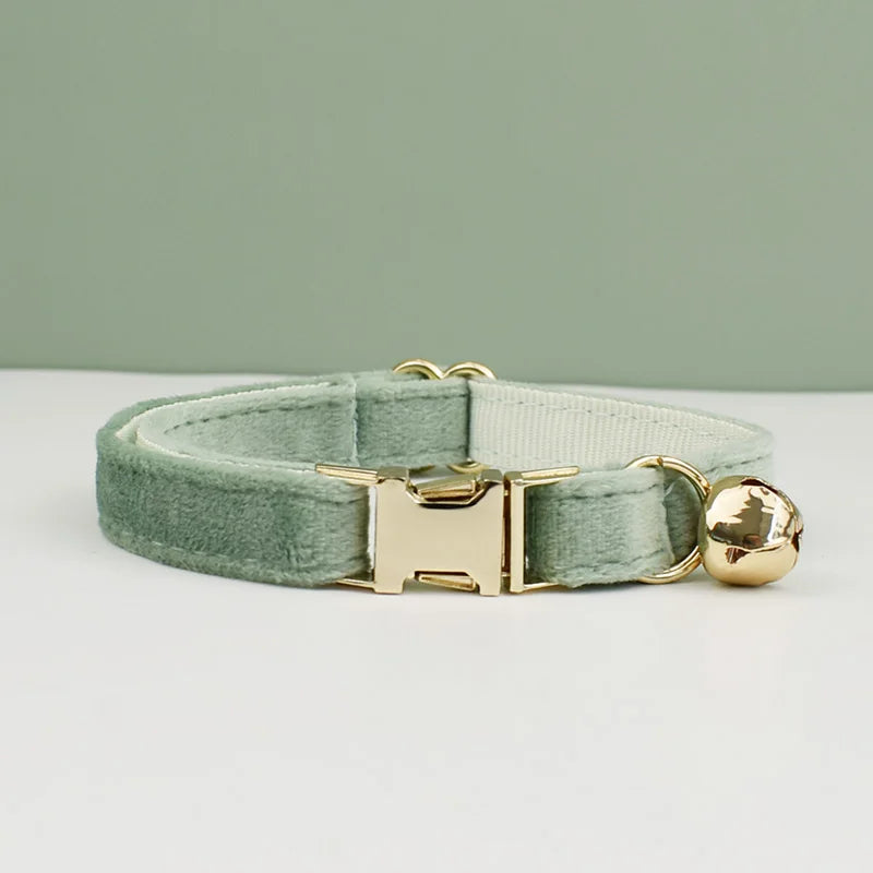 Title (SEO, ≤60 chars): Velvet Cat Collar With Bowknot And Breakaway Adjustable