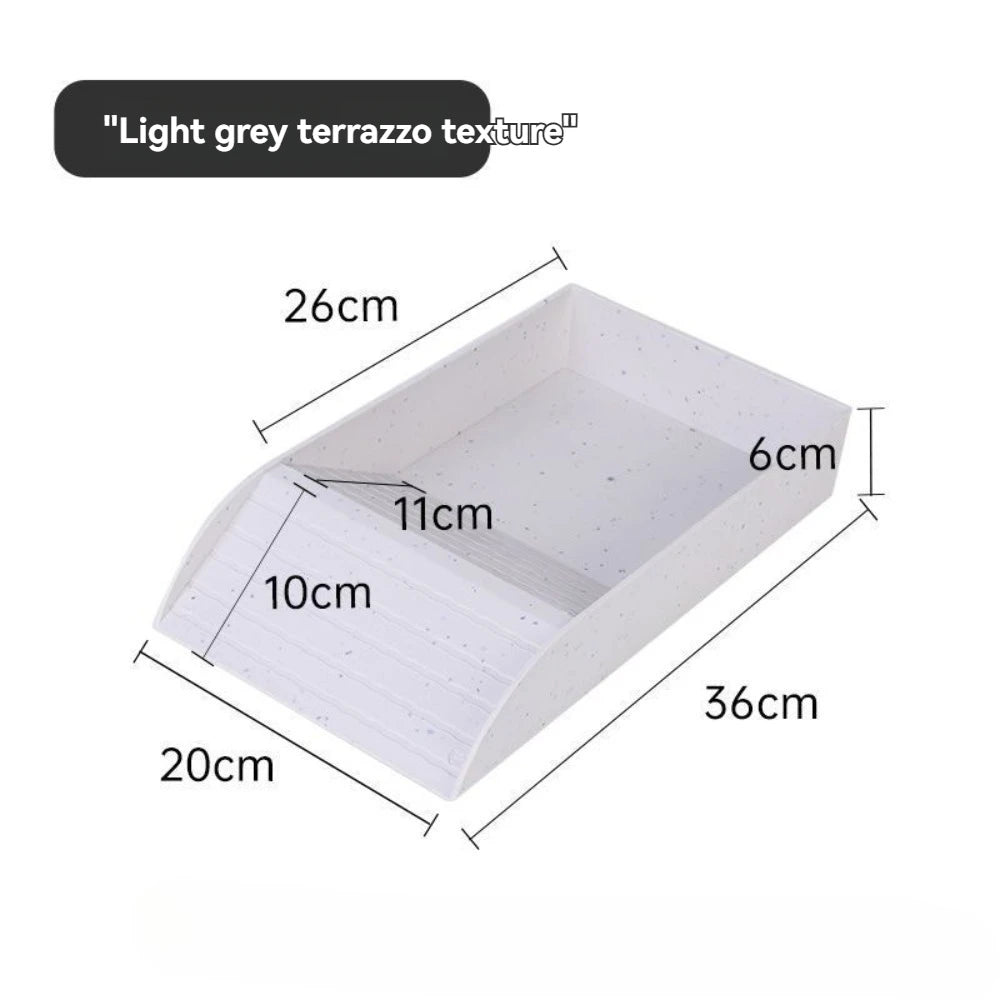 Reptile Bathing Pool Reptile Feeding Dish Water Bowl with Ramp Aquarium Ornament for Snake, Turtle, Bearded Dragon, Lizard Bath