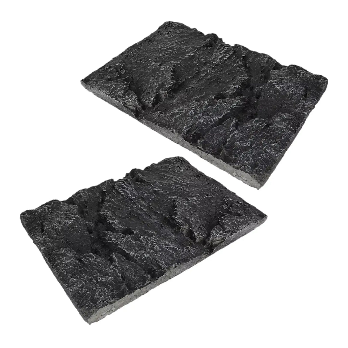 2x Reptile Tank Background Board, Tank Decorative Backdrop, Wall Backdrop Stone Aquarium Background for Tree Frogs Leopard Gecko