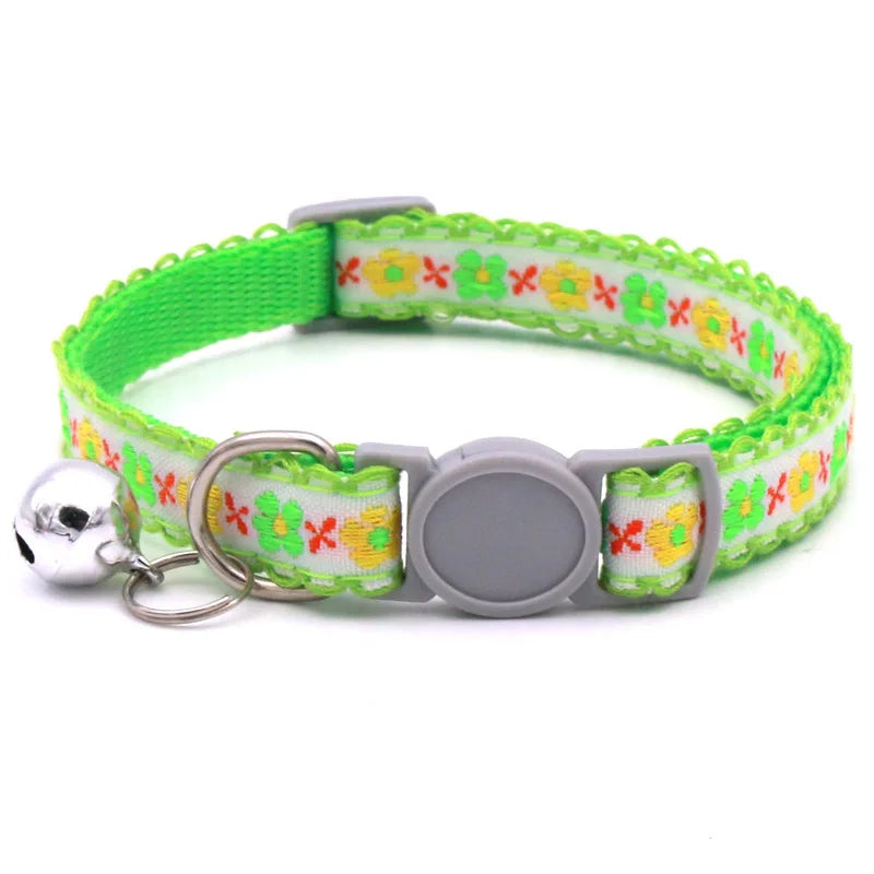 Title (SEO, ≤40 chars): Cat Collar Quick Release Adjustable Bell
