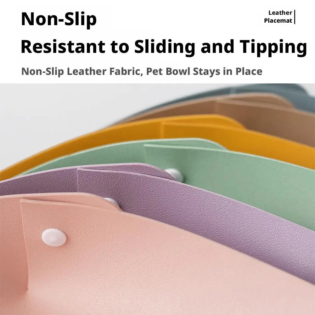 Pet Silicone Food Mat Placemat Waterproof Prevent Spills Dog Feeding Mats Easy to Clean Non-Slip Pet Feeding Water Supplies