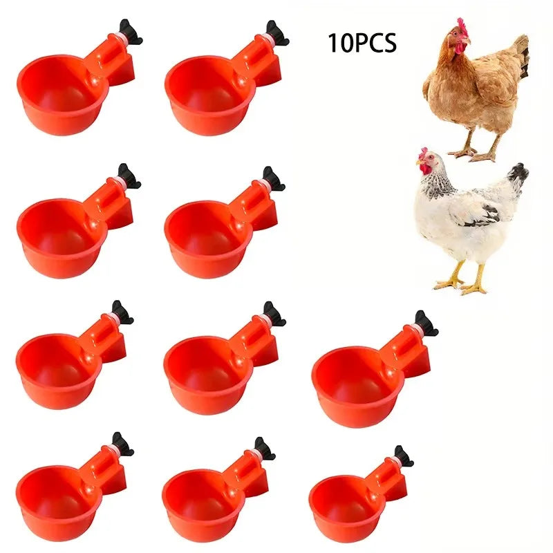 Chicken Drinking Bowl Poultry Automatic Water Dispenser Pigeon Automatic Water Dispenser Small Chick Feeding Bowl Chicken Coop