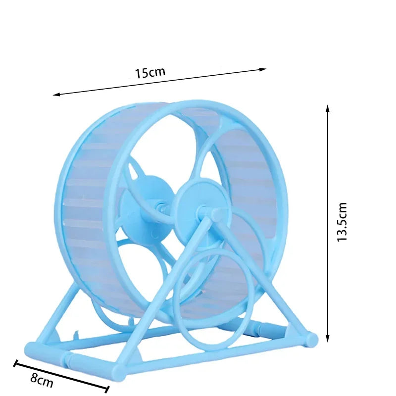 WhisperPaws Ultra Quiet Hamster Running Wheel Silent Design Anti Jam Technology For Nighttime Exercise