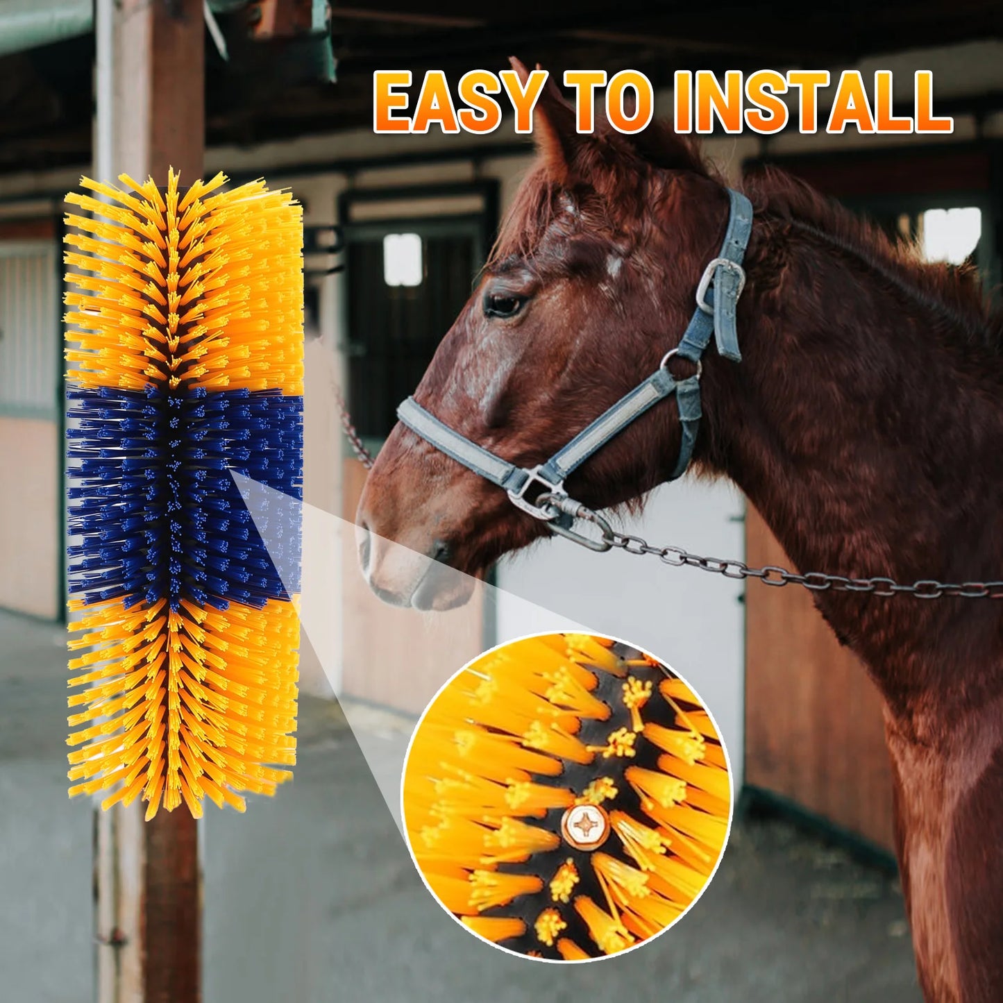 Livestock Scratch Brushes Animal Back Scratching Brush Animal Friendly Full Massage  Wear Resistant for Sheep
