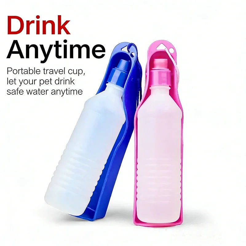 Portable Pet Water Bottle For Dog Cat Outdoor Walking Travel Pet Water Dispenser Leakproof Dog Water Bottle Pet Drinking Supplie