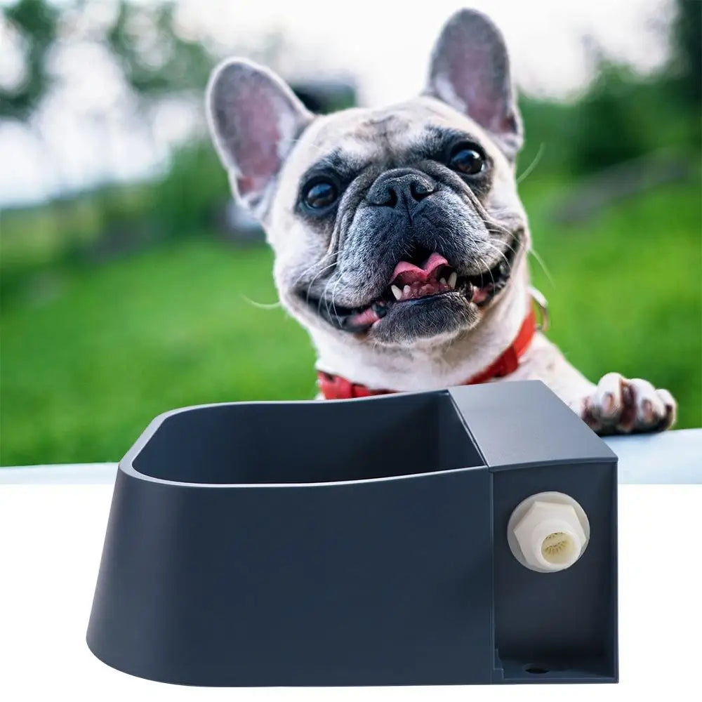 Pet Supplies 2L Pet Drinker Bowl Float Valve High Capacity Automatic Water Feeder Bowl Auto-Fill Drinker Dog Bowl Cats