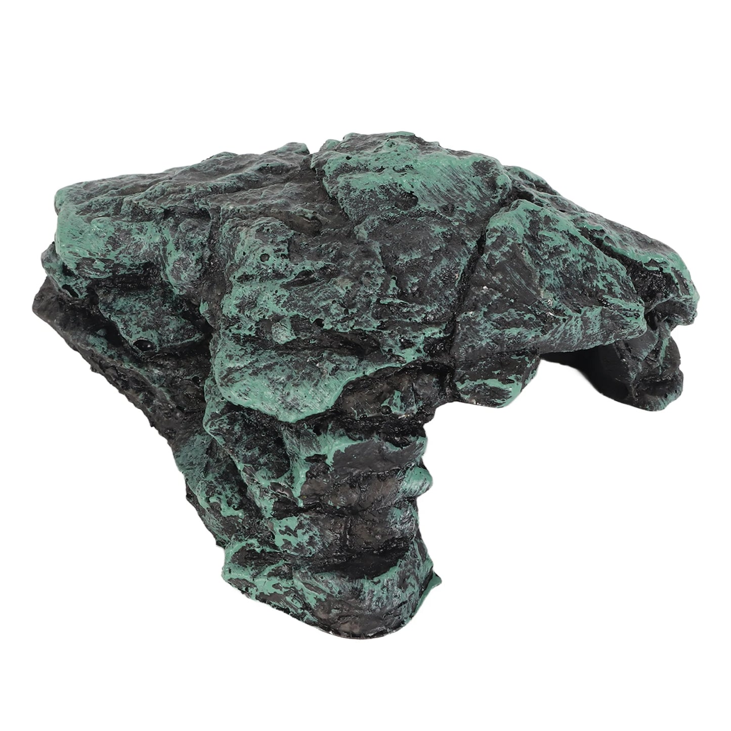 Reptile Rock Hide Cave Simulation Realistic Safe Comfortable Resin Rock Hideout for Terrarium Decoration