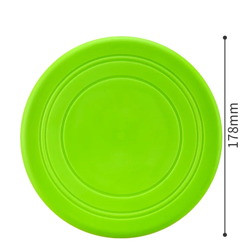 Interactive Silicone Flying Saucer Toy for Dogs And Cats Chew Resistant Flying Disc Pet Game Perfect for Puppy Training Fun
