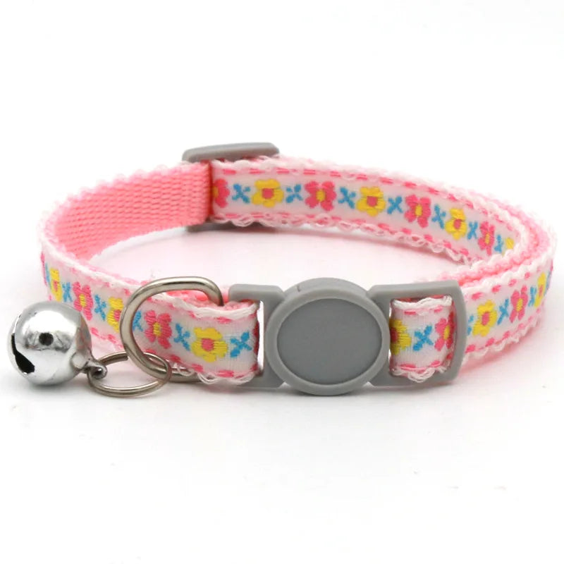 Title (SEO, ≤40 chars): Cat Collar Quick Release Adjustable Bell