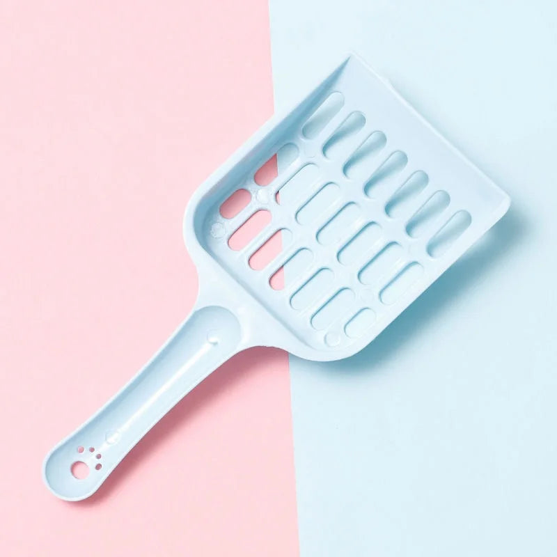New Pet Litter Shovel Candy Color High Appearance Horizontal Handle Cat Toilet Shovel Poop Pickup Cat Cleaning Supplies