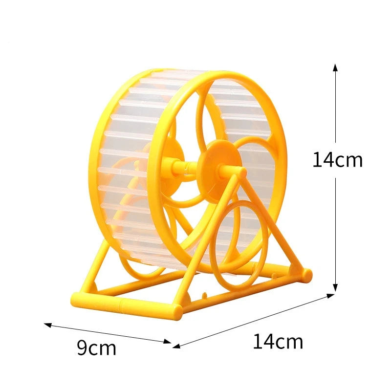 Hamster Running Wheel Hamster Ultra Quiet Anti Jamming Small Animal Sports Running Wheels Hamster Cage Accessories Toys Hamster