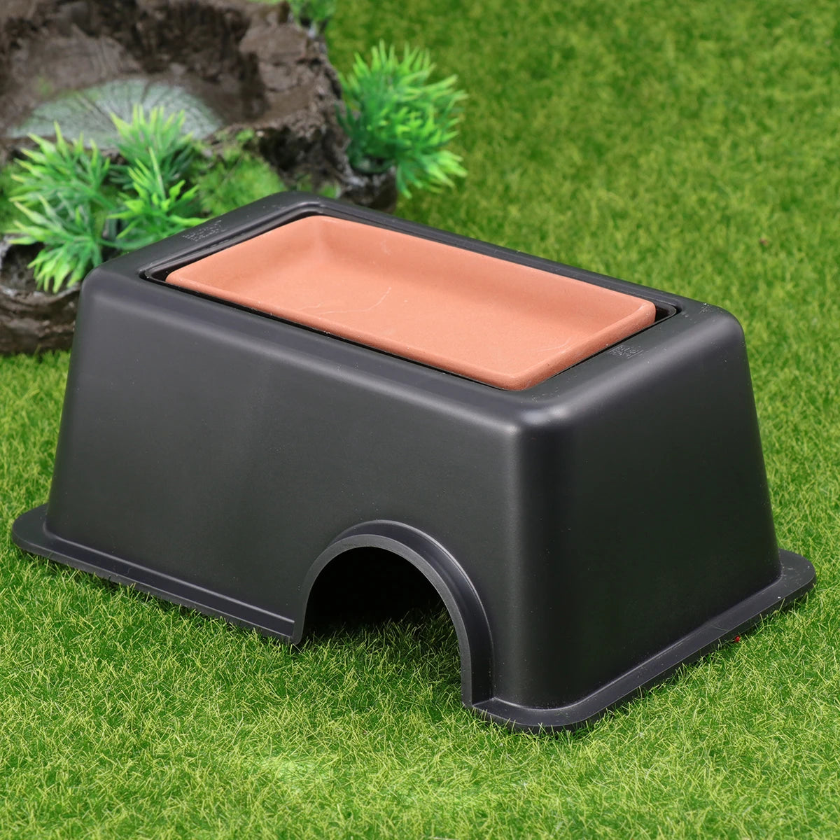 Reptile Hide Rest Cave Reptile Accessories Animal Rest Nest Rest Hide Pet Supplies Habitat Humidifying for Reptile Pets Toys