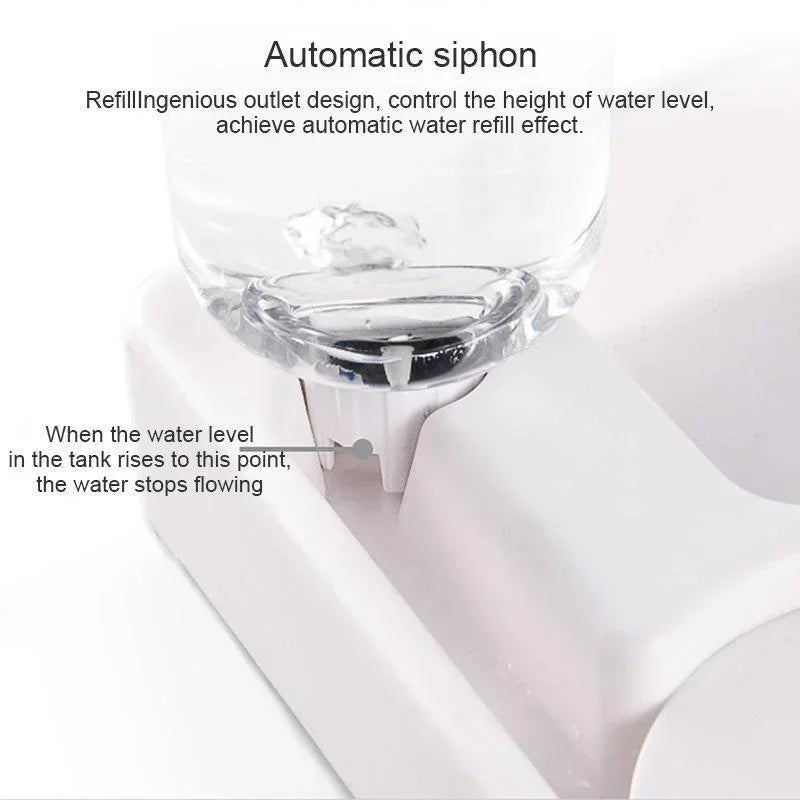 Dog Bowl Pet Automatic Feeder Dog Cat Drinking Bowl Feeding Dispenser Pet Supplies