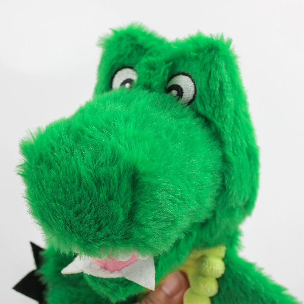 Plush Rope Knot Sound Squeak Dog Toy Cartoon Crocodile Snake Lizard Chew Pet Toy
