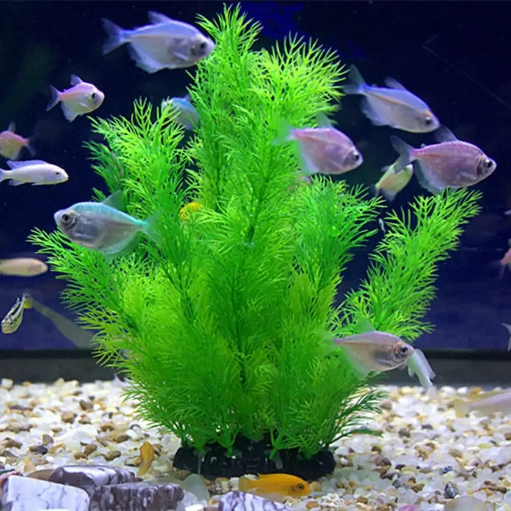 2026。Aquarium plant ornaments, plastic simulation, artificial grass, fish tank decoration accessories