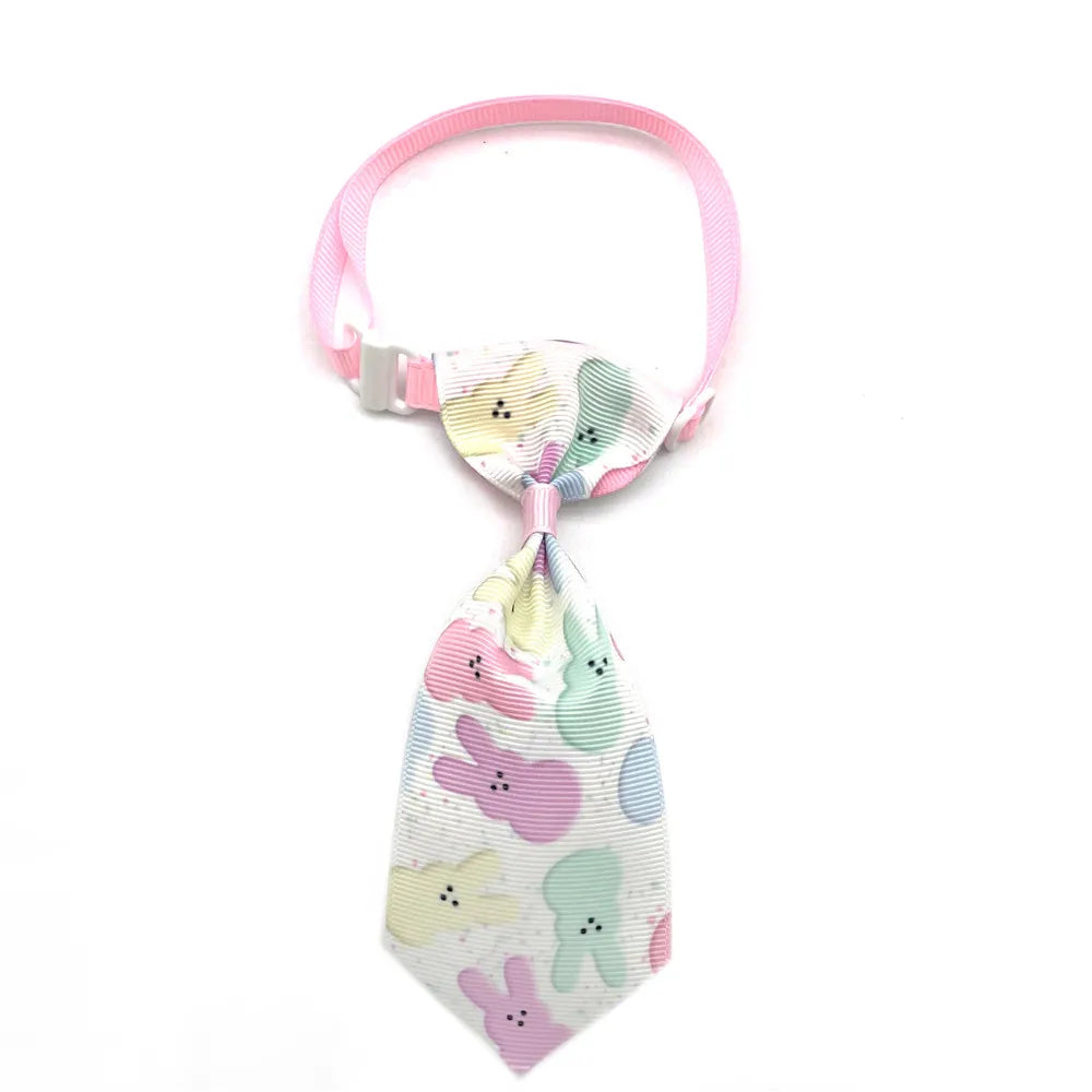 30/50pcs Pet Puppy Dog Bow Ties Easter Rabbit Style Small Dog Bow Tie Accessories Puppy Collars Adjustable Necktie Pet Supplies