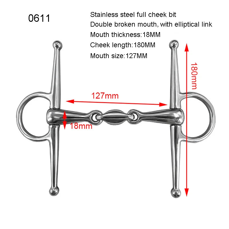 Title (SEO, ≤40 chars): Horse Bit Snaffle Gag for Training