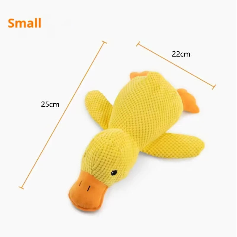 Plush Stomping Duck Dog Toy