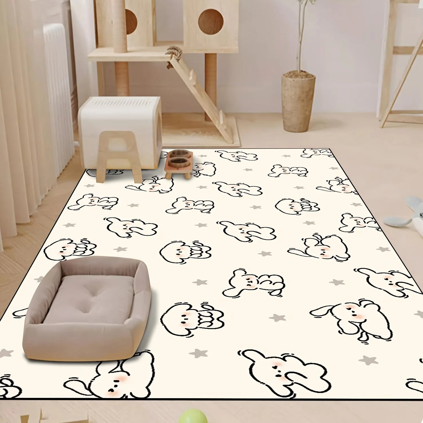 VIKAMA Pet-Specific Floor Mats, Anti-Slip Carpets For Dog Kennels, Fences, Dog Cages, Sleeping Mats, And Pet Feeding Mats