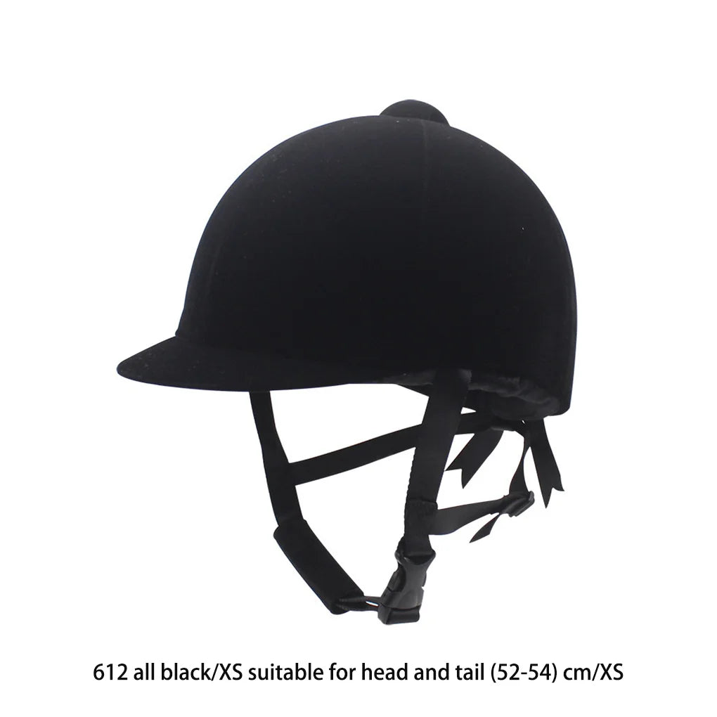 Equestrian Horse Riding Helmet Breathable Durable Half Cover Unisex Rider Outdoor Sports Adjustable Guard Children S