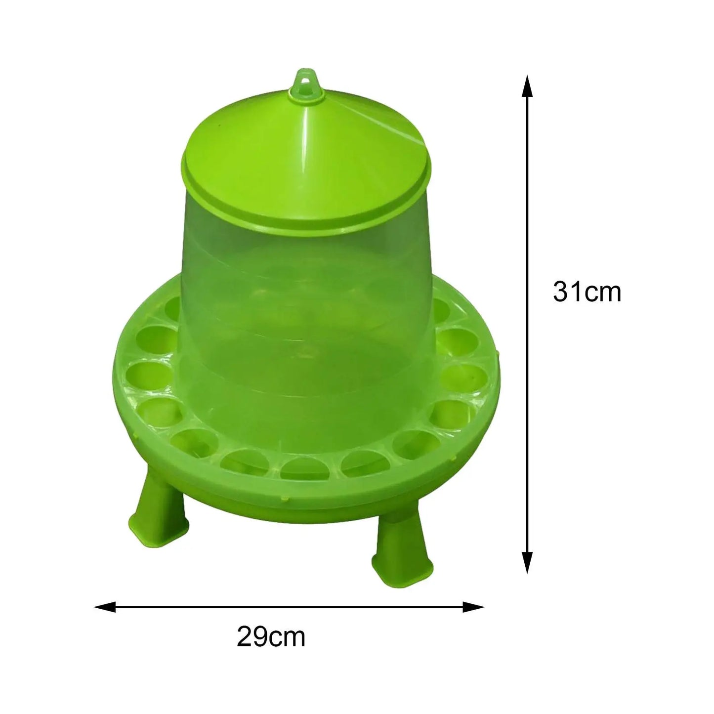 Chicken Waterer Watering Dispenser Automatic Poultry Feeder Animal Drinker for Turkey Ducks Birds Guinea Fowl Peacocks