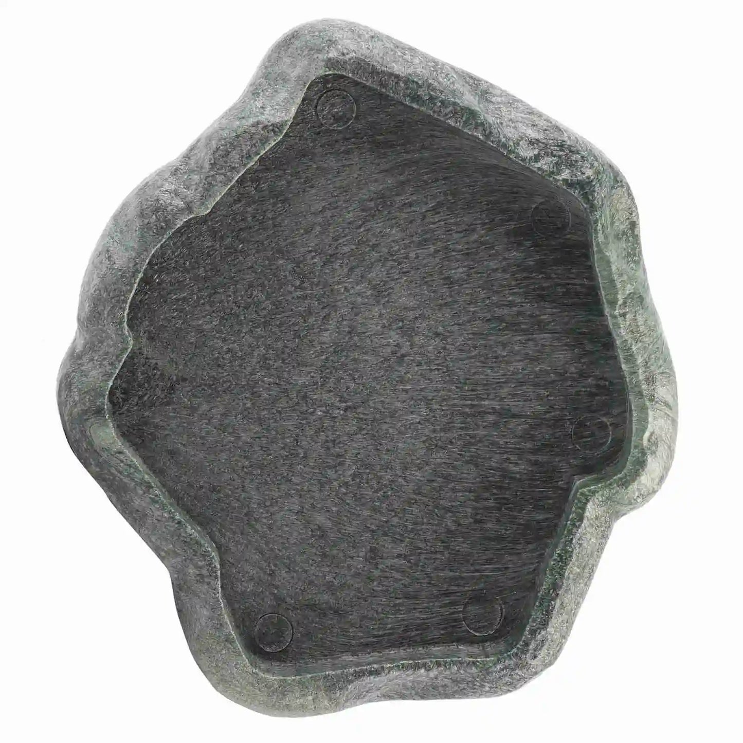 ABS Resin Durable Reptile Rock Food and Water Dish Feeder Bowl for Tortoise Lizard