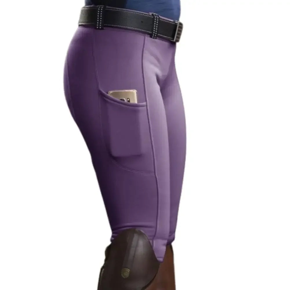 Equestrian Breeches Anti-Pilling Slim Unisex Riding Pants