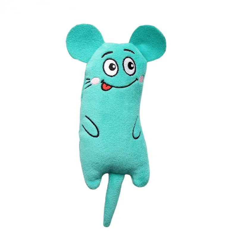 Pet Kitten Chewing ToyFunny cute Plush Toy Teeth Grinding Catnip cat Toys Interactive Claws Thumb Bite Cat mint For Cats hot