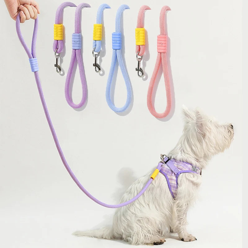 150cm Strong Dog Leash Soft Handle Reinforced Pet Leashes For Small Medium Large Dogs Outdoor Puppy Walking Leading Leash