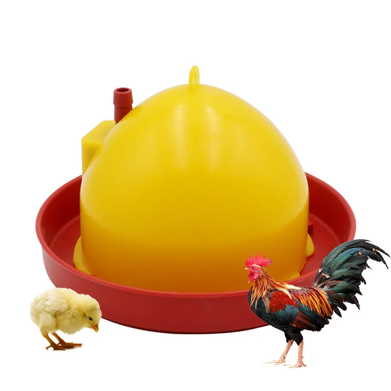 1Set Poultry Water Bowl Automatic Chicken Drinking Water Kettle Chicken Breeding Tools Breeding Feeding Watering Durable Supply